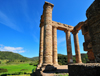 Sant'Angelo, Fluminimaggiore, Sardinia / Sardegna / Sardigna: Punic-Roman temple of Antas - view of the Antas valley - photo by M.Torres