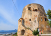 Arbatax / Arbatassa, Tortol, Ogliastra province, Sardinia / Sardegna / Sardigna: Saracen watchtower - Via Lungomare - photo by M.Torres