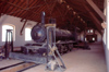 Saudi Arabia - Hejaz / Hijaz: railway station - locomotive from Lawrence's period - photo by F.Rigaud