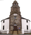 Scotland - Islay Island - Bowmore, Inner Hebrides - Argyll and Bute council: the Round Church, Church of Scotland, Parish of Kilarrow - photo by C.McEachern