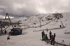 Cairngorm Mountains, Highlands, Scotland: Ski resort - ski lifts - photo by I.Middleton