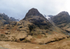 Scotland - Glencoe, Highlands: the Three Sisters - photo by P.Willis