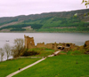 Loch Ness, Highland, Scotland: ruins of Urquhart Castle - photo by M.Torres