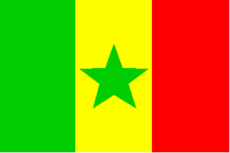 Drapeau du Sngal / Senegal / Senegala / Szenegl