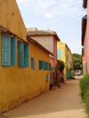 Senegal - Gore Island - Senegalese houses - photo by G.Frysinger