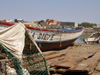 Senegal - Saint Louis: fishermen village - fishing boat - photo by G.Frysinger