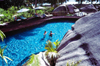 Seychelles - Praslin island: pool at the Lmuria Resort Hotel - photo by F.Rigaud