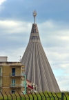 Italy - Sicily / Sicilia - Siracusa: modern church - Santuario della Madonna delle Lacrime (photo by G.Frysinger)
