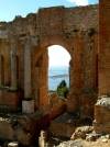 Sicily / Sicilia - Taormina (Messina province): view from the Greek treatre (photo by Cornelia Schmidt)