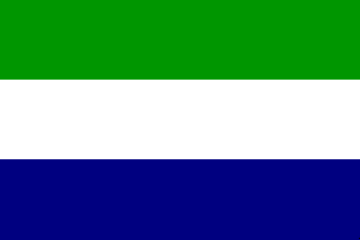 Sierra Leone / Serra Leo - flag