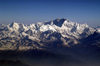 Sikkim - Mount Kanchenjunga, seen from the flight between Delhi and Paro - border of North Sikkim district and Taplejung District of Nepal - Himalayas - photo by A.Ferrari