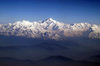 Sikkim - Mount Kanchenjunga, seen from the flight between Delhi and Paro- third highest mountain in the world - border of Sikkim and Nepal - Himalayas - photo by A.Ferrari