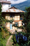 Sikkim - near Gangtok: country home - photo by G.Frysinger
