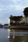 Singapore: Civilisations Museum - seen from the Singapore River - photo by D.Jackson