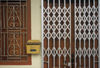 Singapore: grill doors and letterbox (photo by S.Lovegrove / Picture Tasmania)
