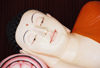 Singapore: Reclining Buddha - detail - statue - religion - Buddhism - photo by S.Lovegrove / Picture Tasmania)