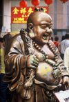 Singapore: Laughing Buddha - religion - photo by S.Lovegrove