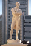 Singapore: Sir Stamford Raffles statue (photo by S.Lovegrove / Picture Tasmania)