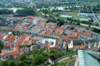 Western Slovakia / Zpadoslovensk - Trencn: town center seen from the castle (photo by P.Gustafson)
