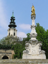 Slovakia - Nitra: Marian plague column - photo by J.Kaman