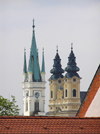 Slovakia - Nitra: Church spires - photo by J.Kaman