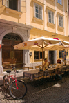 Restaurants in the old town, Ljubljana, Slovenia - photo by I.Middleton
