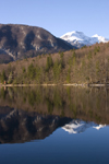 Slovenia - perfect mirror - Mountains reflected in Bohinj Lake - photo by I.Middleton