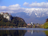 Slovenia - Lake Bled - Upper Carniola / Gorenjska region: Bled Castle and the lake - Blejski grad - photo by R.Wallace