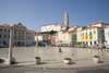 Slovenia - Piran - Slovenian Istria region: Tartinijev square, named after composer and violinist Giuseppe Tartini - photo by I.Middleton