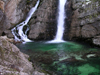 Slovenia - Bohinj / Wochein - Upper Carniola / Gorenjska region: Savica waterfalls in the Julian Alps - Slap Savica - photo by R.Wallace