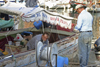Slovenia - Piran: harbour - fishermen at work - photo by I.Middleton