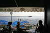 Slovenia - Piran: seafront as seen from Cafe Teater, Adriatic coast - photo by I.Middleton