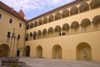 Slovenia - Jesenice na Dolenjskem: castle inner court - photo by I.Middleton