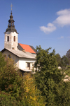 Slovenia - Jance: hilltop church - photo by I.Middleton