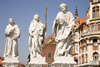 Plague monument - statues, Glavni Trg, Maribor, Slovenia - photo by I.Middleton