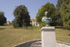 Statue of Ferdinand Grof Attems, founder of the first spa at Zdraviliski Trg spa resort - Rogaska Slatina, Slovenia - photo by I.Middleton