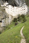 Predjama castle - path, Slovenia - photo by I.Middleton