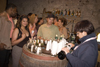 Wine tasting in dungeons of Predjama Castle, Slovenia - photo by I.Middleton