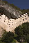 Predjama castle and the limestone cliff - Renaissance fortification, Slovenia - photo by I.Middleton