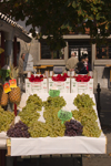grapes - market beside Ljubljanica river, Ljubljana, Slovenia - photo by I.Middleton