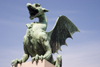 dragon desinged by Croatian architect Jurij Zaninovich - Dragon Bridge, Ljubljana, Slovenia - photo by I.Middleton