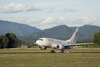 Slovenia - Brnik Airport: Tunisair Boeing 737-6H3 TS-IOR Tahar Haddad landing at Ljubljana Joze Pucnik Airport - photo by I.Middleton