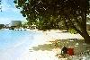 Guadalcanal island - Honiara: beach of the Mendana Hotel