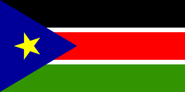 Southern Sudan / Sud-Soudan / Sudn del Sur / Sdsudan - flag