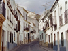 Spain / Espaa - Ronda (Andalucia - provincia de Malaga): street in La Ciudad - photo by M.Bergsma