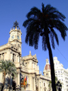 Spain / Espaa - Valencia: Plaza de Ayuntamiento - City Hall (photo by M.Bergsma)