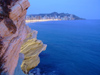 Spain - Benidorm - Playa de Levante - cliffs and skyline - photo by M.Bergsma