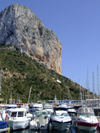 Spain - Calpe - Harbour and rock - photo by M.Bergsma