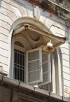 Colombo, Sri Lanka: window of a colonial building - Olcott Mw. - Pettah - photo by M.Torres