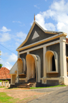Galle, Southern Province, Sri Lanka: unusual architecture near St. Mary's catholic cathedral - photo by M.Torres